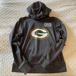NWT Nike Dri Fit Green Bay Packers Hoodie